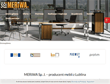 Tablet Screenshot of meriwa.pl